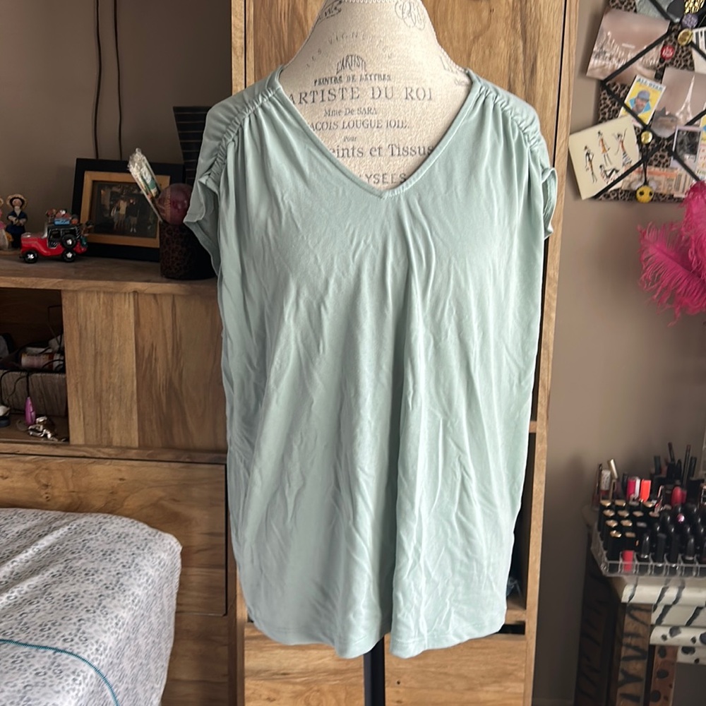 Nine West Mint Tank Blouse - Large
